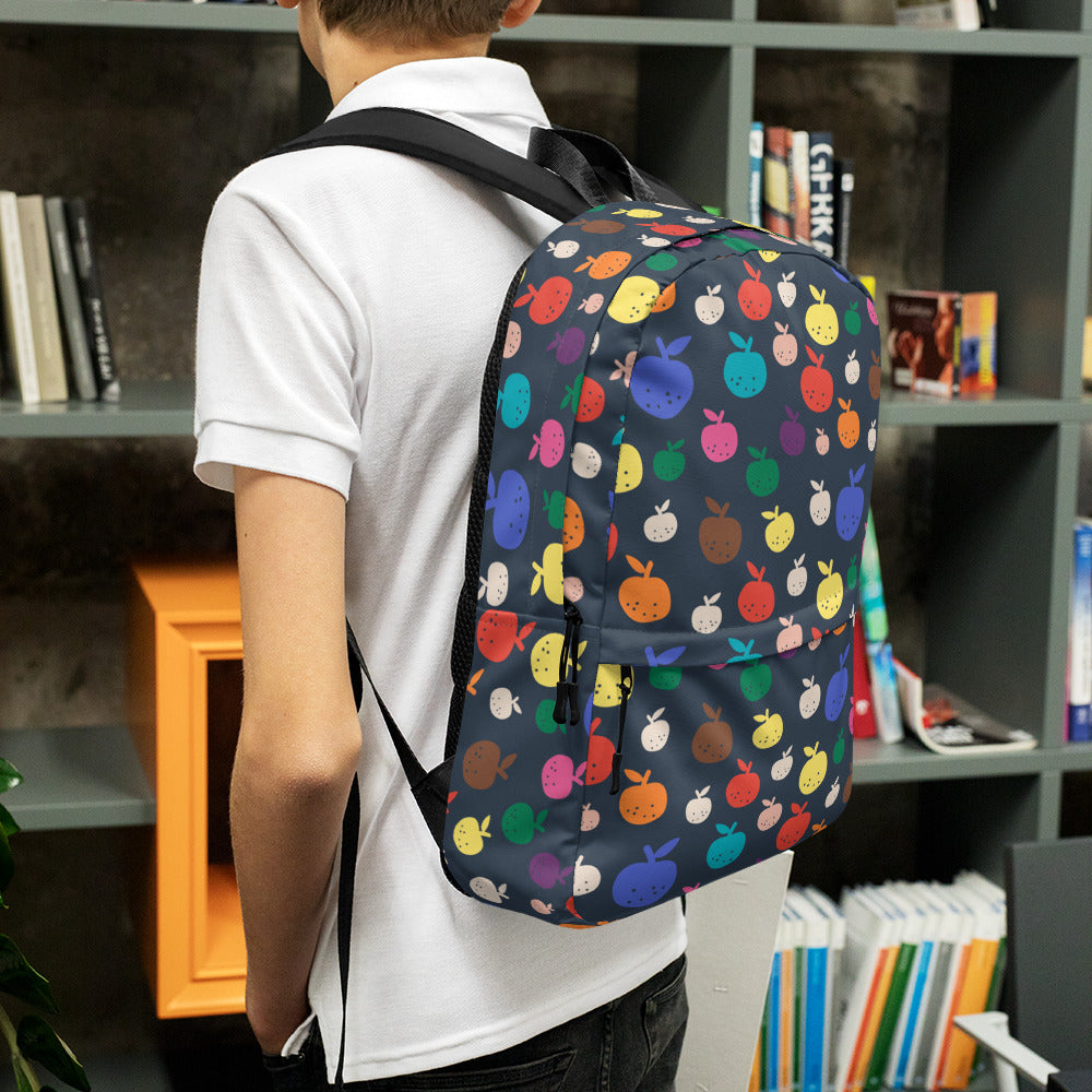 Apple Navy Backpack