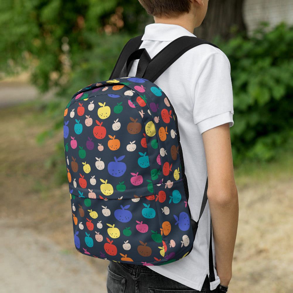 Apple Navy Backpack