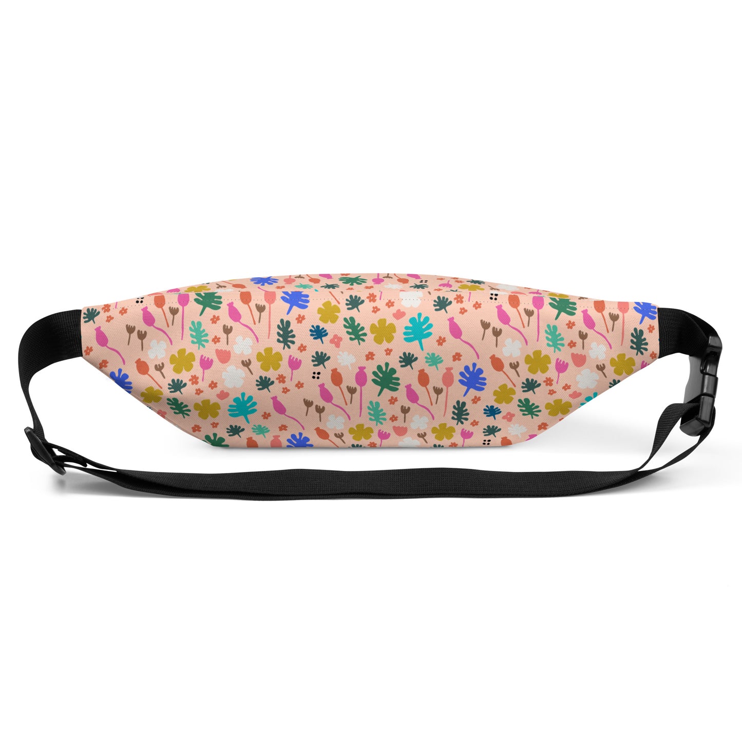 Peach Flowers Fanny Pack
