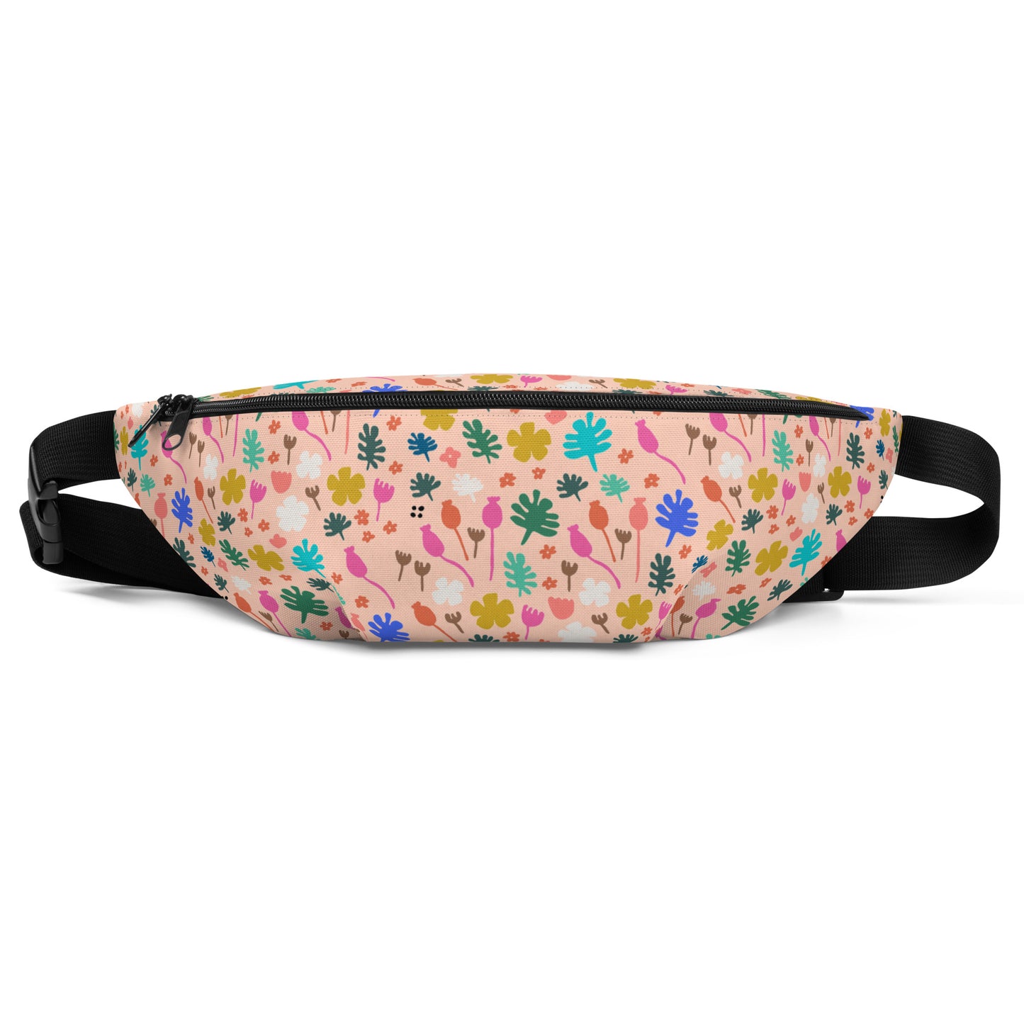 Peach Flowers Fanny Pack