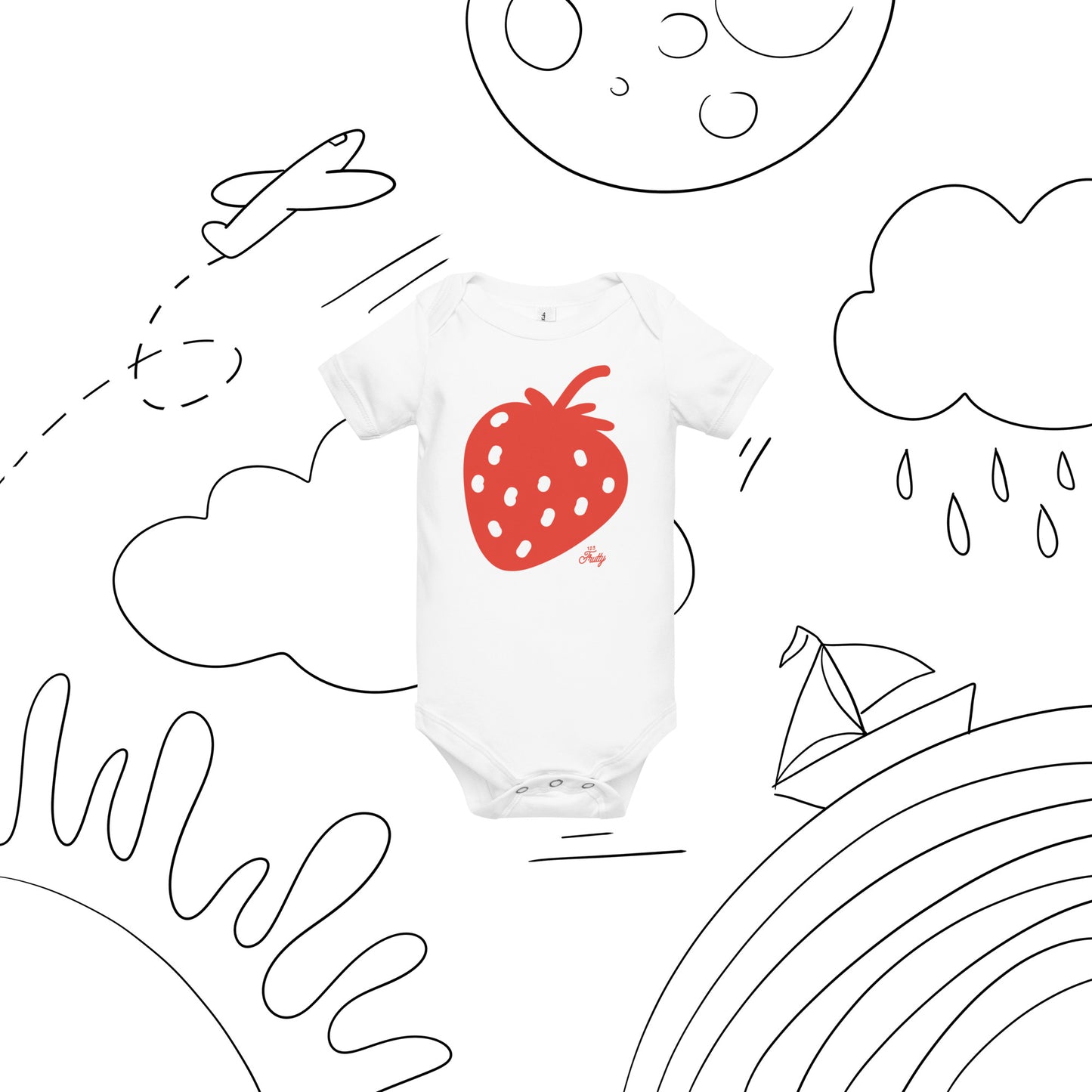 🍓 Strawberry Baby short sleeve one piece