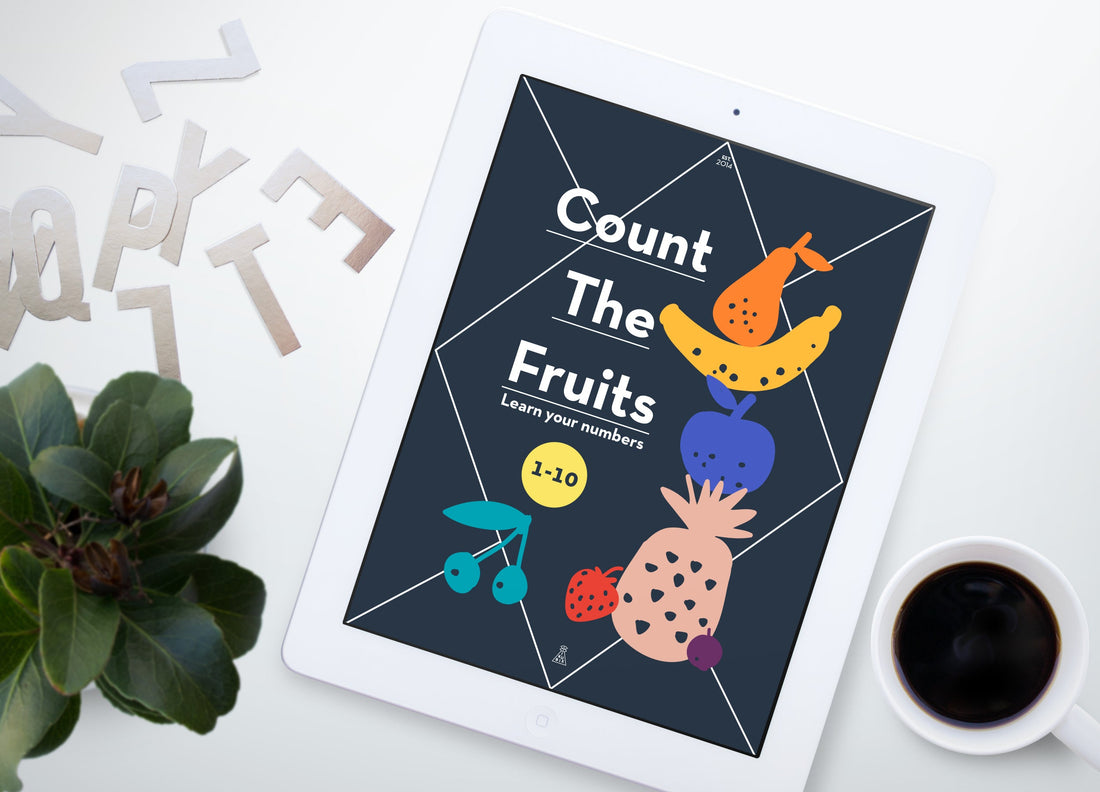Counting 1-10 for Kids with Playful Book and Colorful Pictures - Play. Learn. Create.