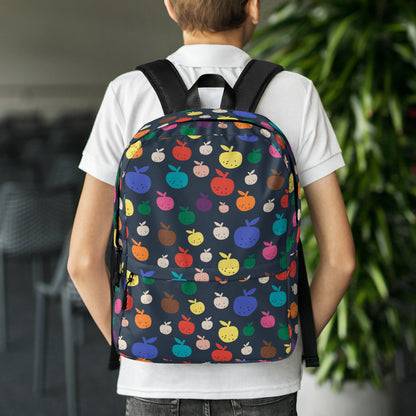 Apple Navy Backpack