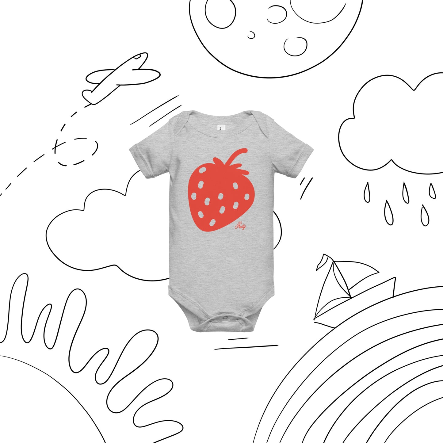 🍓 Strawberry Baby short sleeve one piece