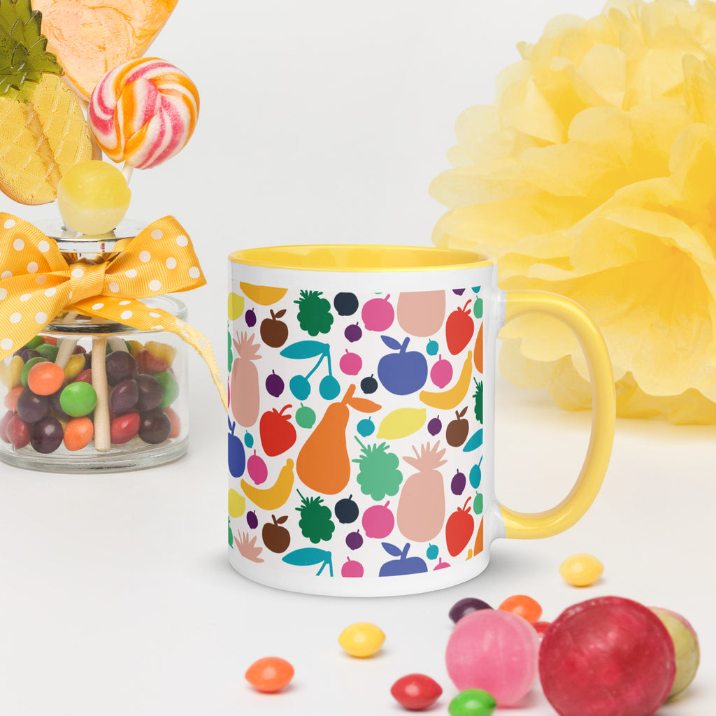 ☕ Fruchttasse mit farbiger Innenseite