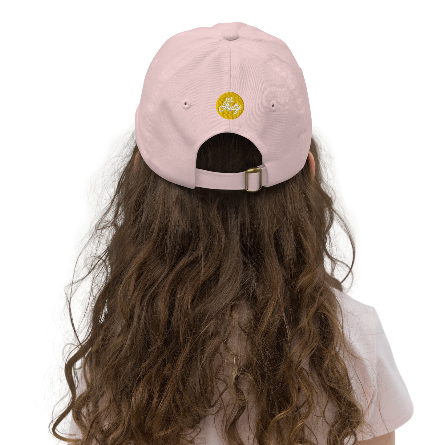 Pink Strawberry Youth baseball cap